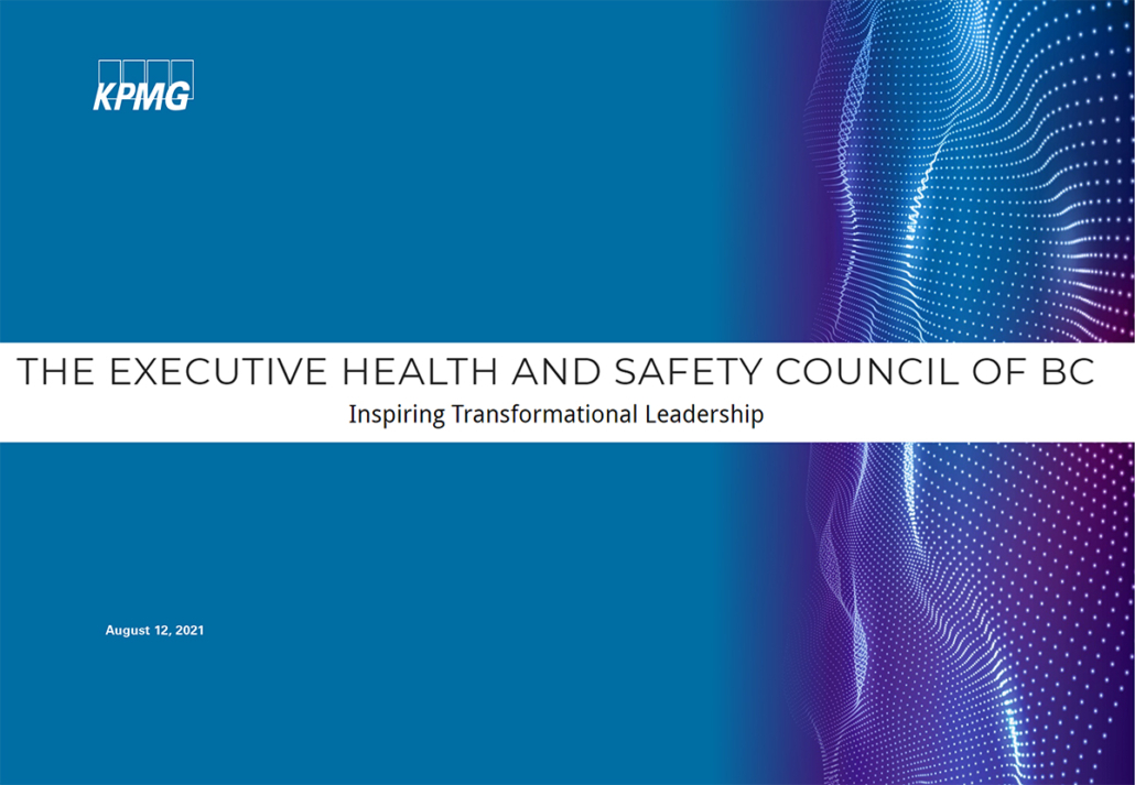 PowerPoint Presentation – The Executive Health & Safety Council Of BC