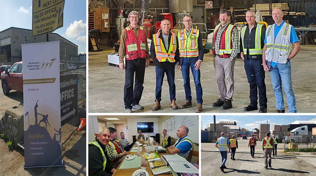 Site tour of ContainerWest – The Executive Health & Safety Council of BC
